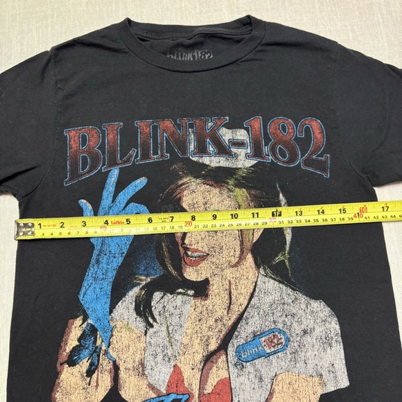 Blink-182 Black Graphic Women's Short Sleeve Tee - Picture 3 of 6